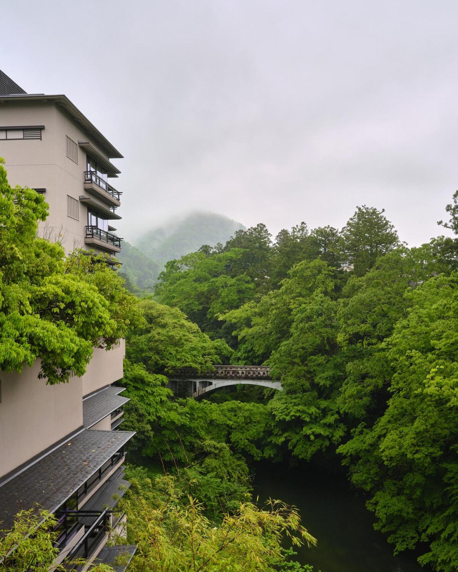 Yamanakaonsen Hanamurasaki Kaga  Bagian luar foto